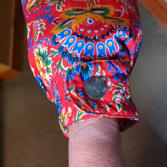 Vintage POWDERHORN* ski jacket long sleeve zip front snap placket embroidered - Picture 5 of 17